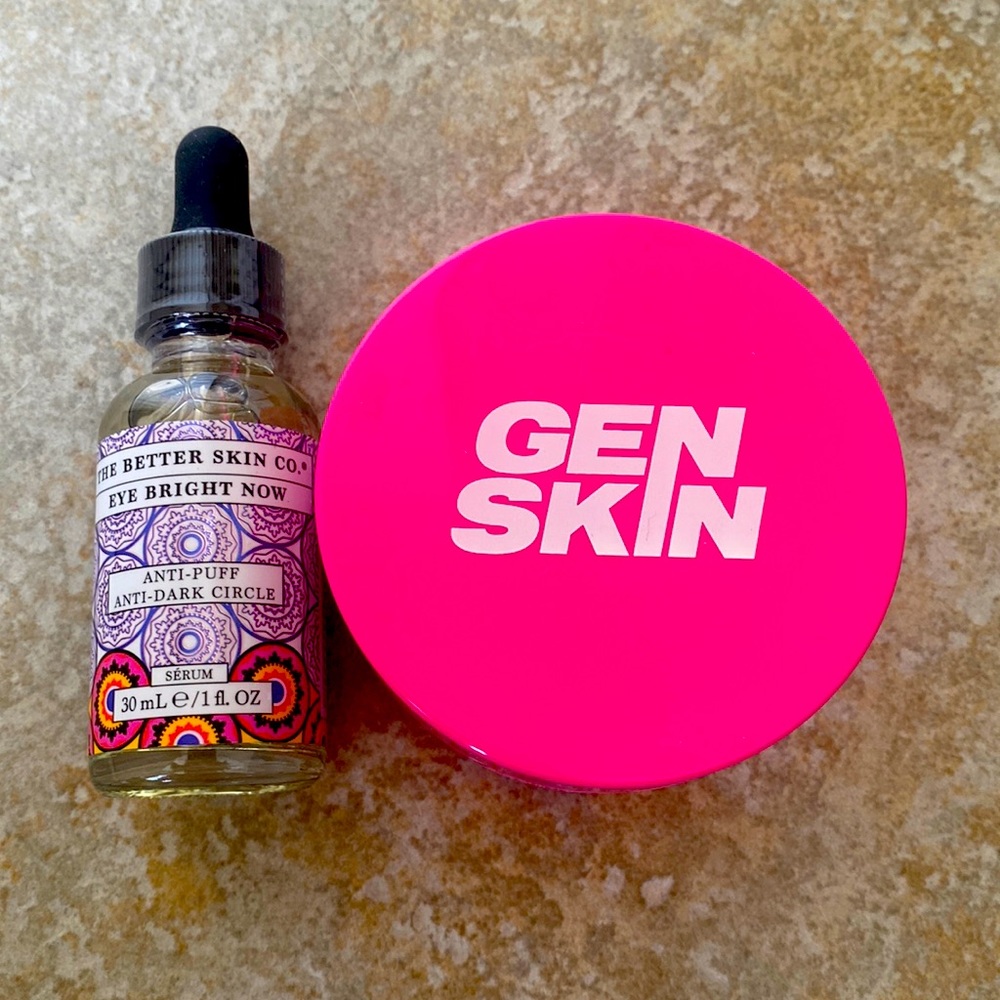 The Better Skin Co Eye Bright Now and Generation Skin gel eye patches
